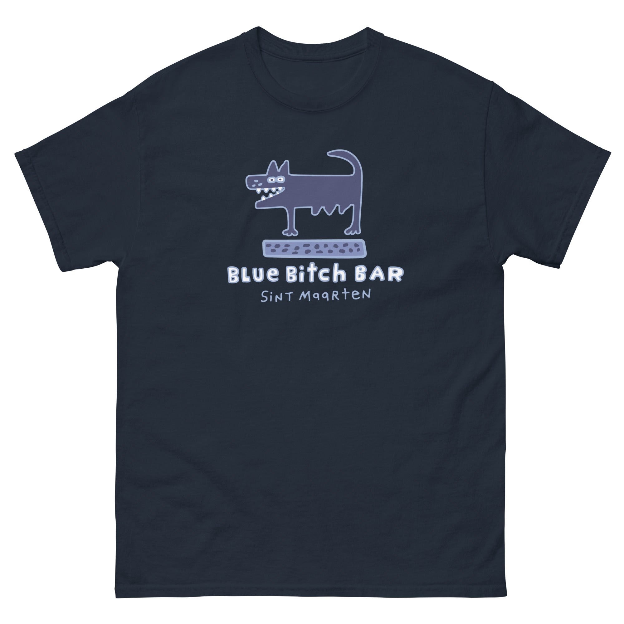 Blue Bitch Unisex T-Shirt (With Back Logo)