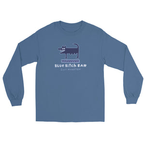 Blue Bitch Unisex Long Sleeve Shirt (With Back Logo)