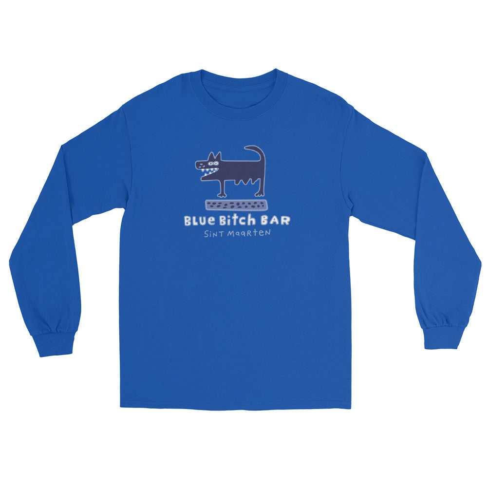 Blue Bitch Unisex Long Sleeve Shirt (With Back Logo)