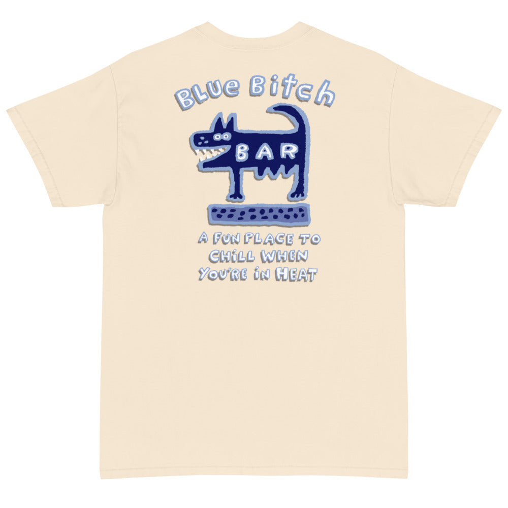 Blue Bitch Short Sleeve T-Shirt (With Back Logo)